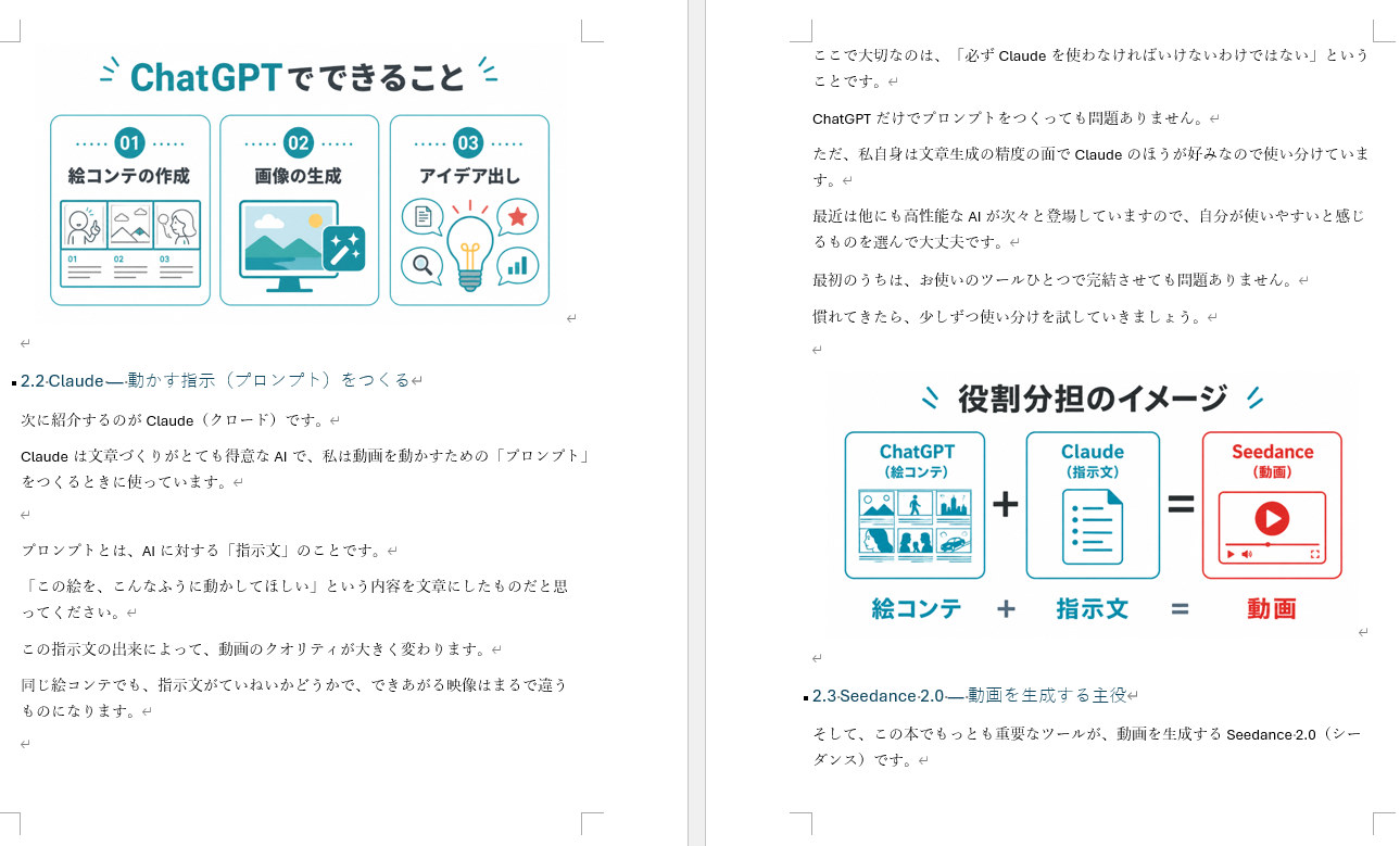 テキスト＋図解の誌面サンプル