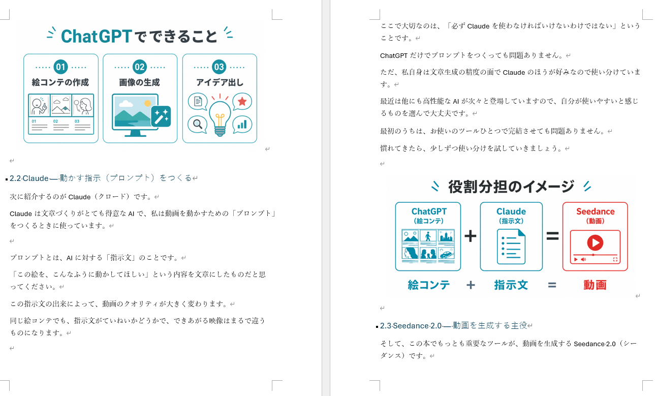 テキスト＋図解の誌面サンプル